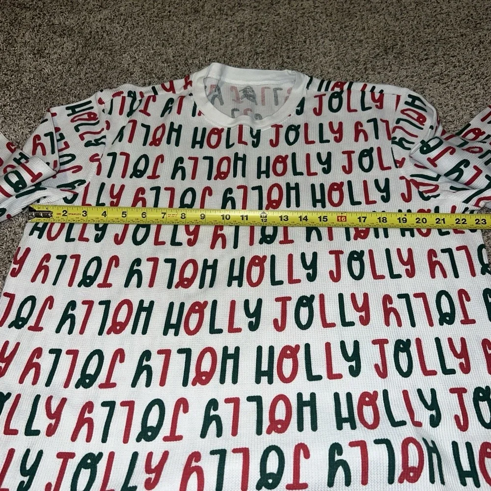 Carter's Thermal Jolly Pajamas Set Adult Unisex Cotton Christmas XXL‎